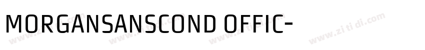 MorganSansCond Offic字体转换